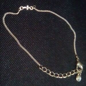 Sterling Silver Cross Charm  Anklet Bracelet/Magnet Tested/